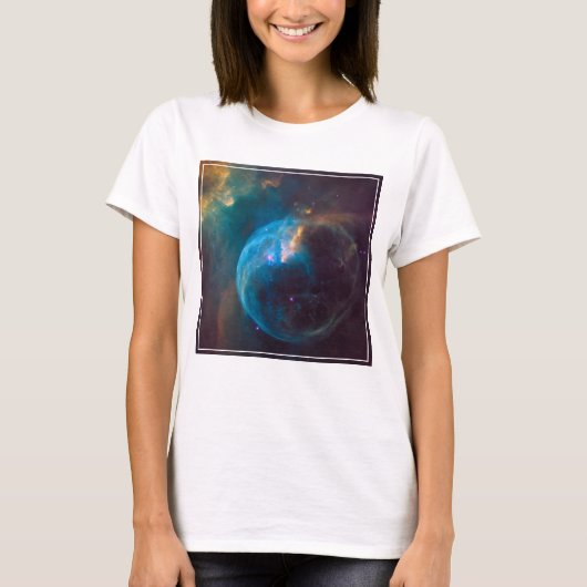De bellennevel, NGC 7635. T-shirt (Voorkant)