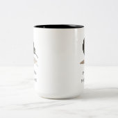 De Belles Affirmations Kiwi Mug à café à deux tons (Centre)