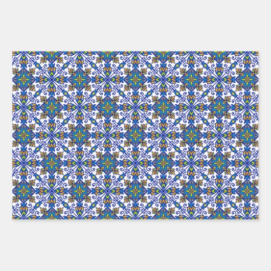 De Belles Carreaux Conception Papier Enveloppant (Devant 3)