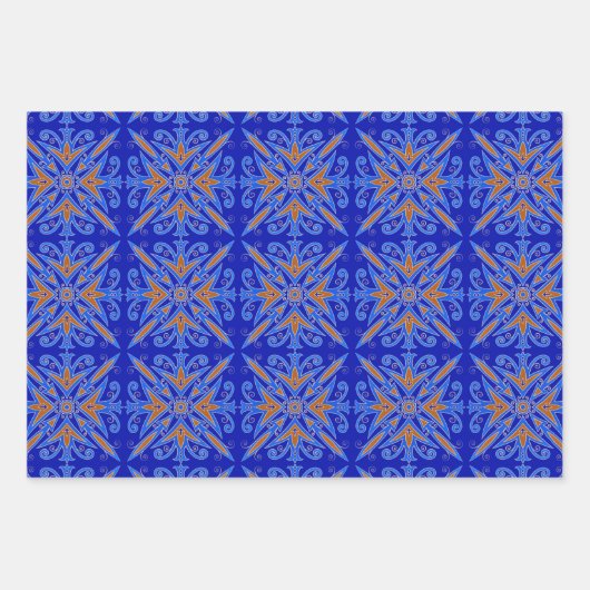 De Belles Carreaux Conception Papier Enveloppant (Devant 2)