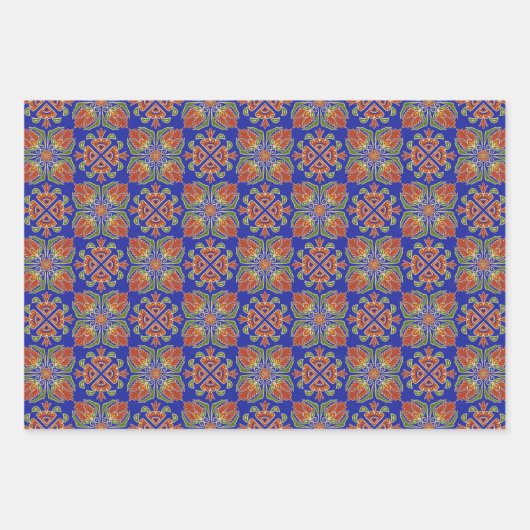 De Belles Carreaux Conception Papier Enveloppant (Devant 3)