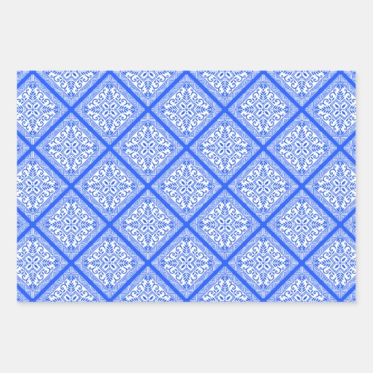 De Belles Carreaux Conception Papier Enveloppant (Devant 3)