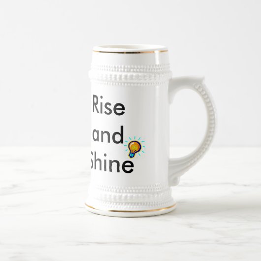 "De belles citations sur la vie" Café Mug (Droite)