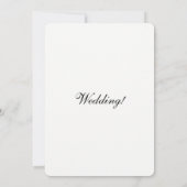 De belles colombes Faire-part de mariage (Dos)