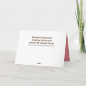 De belles expressions Carte de remerciements (Dos)