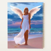 De belles femmes avec des ailes d'ange sur une pla (Dos)