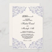 de belles invitations à un mariage musulman (Devant / Derrière)