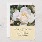 De belles invitations de mariage avec des fleurs d (Dos)