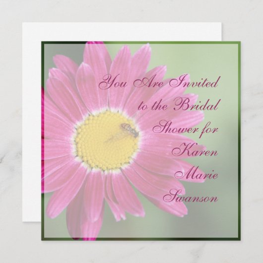 De belles invitations élégantes (Devant / Derrière)