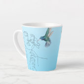 De Belles Lignes Colibri Latte Mug (Angle gauche)
