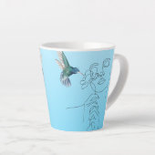 De Belles Lignes Colibri Latte Mug (Angle droit)