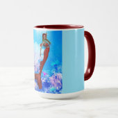 De Belles Mugs & Tasses De Sirène Rouge (Devant droit)