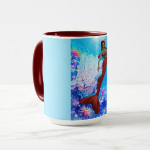De Belles Mugs & Tasses De Sirène Rouge