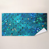 De belles paillettes colorées scintillant sous les (Serviette de bain)