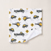 De belles voitures et des camions conçus pour les  (Gant de toilette)