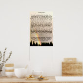 De beloften poster (Keuken)