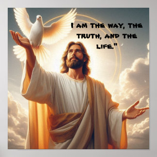 De beloften van het poster van Jezus: