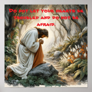 De beloften van het poster van Jezus: