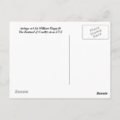 De beloning van briefkaart van wreedheden (Achterkant)