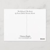 De Beloved (de Bride) Briefkaart (Achterkant)