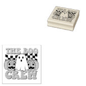 De bemanning 	rubberstempel (Gestempeld)