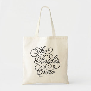 De bemanning van de bruid tote bag