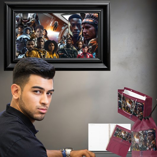 De bemanning van de Sekhmet Tissuepapier