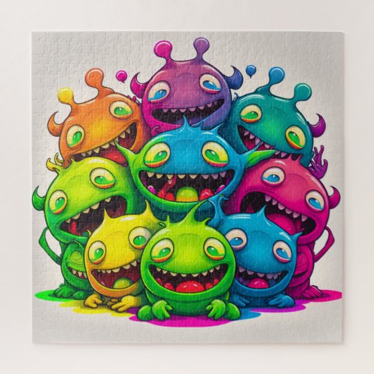 De bende is helemaal hier Rainbow Creatures Puzzel (Verticaal)