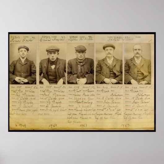 De bende noemde de Peaky Blinders die in Poster (Voorkant)