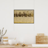 De bende noemde de Peaky Blinders die in Poster (Keuken)