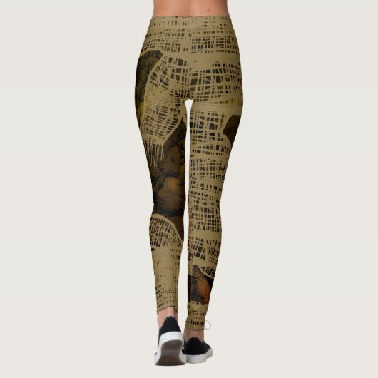 De BENEN van de BRIJ van HALLOWEEN door Leggings (Achterkant)