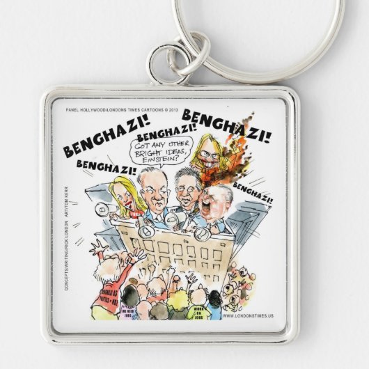 De Benghazi Shuffle Grappig Sleutelhanger (Voorkant)