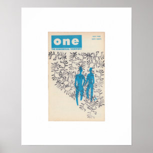 De beperkte Uitgave ONE Magazine, Mei 1960 Druk Poster