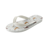 De Beren van de klap in het Patroon van Bossen Kinder Teenslippers (Schuin)