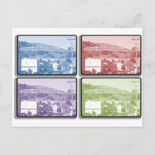 De berg - 4 Lijsten Briefkaart