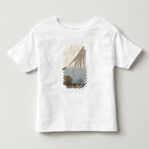 De berg Fuji onder de sneeuw Kinder Shirts
