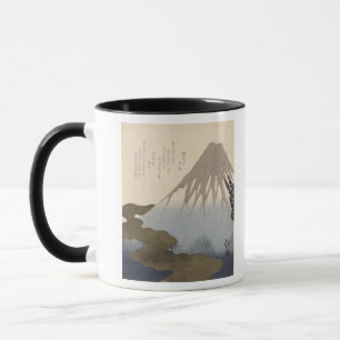 De berg Fuji onder de sneeuw Mok