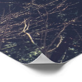 De berg Fuji-uitzicht uit de Rode pagode in japan Poster (Hoek)