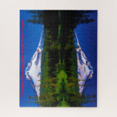 De berg Hood Oregon. Legpuzzel (Verticaal)