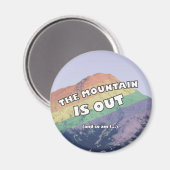 De berg is uit (en ik ook) Pride Magnet Magneet (Voorkant / Achterkant)