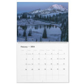 De berg is uit: Mount Rainier 2-jarige kalender (Feb 2026)