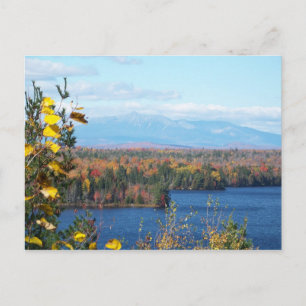 De berg Katahdin in de herfst Briefkaart