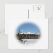 De berg Katahdin in de winter Briefkaart (Voorkant / Achterkant)