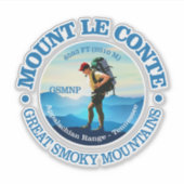 De berg Le Conte (C) Sticker (Voorkant)