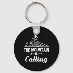 De berg noemt Snowboarder Snowboard Gift Sleutelhanger