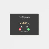 De berg roept en ik moet gaan post-it® notes (Voorkant)