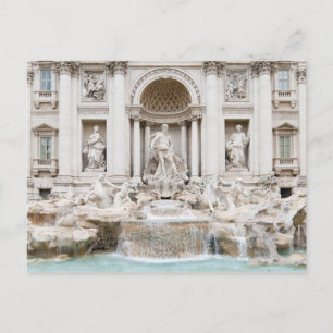 De Berg Trevi (Italiaans: Fontana di Trevi) Briefkaart