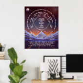 De berg van perfectie - 24 x 30 poster (Thuiskantoor)