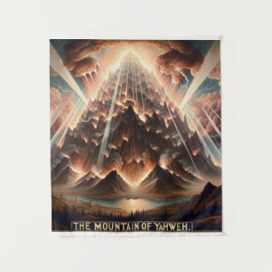 De berg van Yahweh Wandkleed