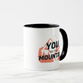 De bergen bellen en ik moet gaan mok (Voorkant rechts)